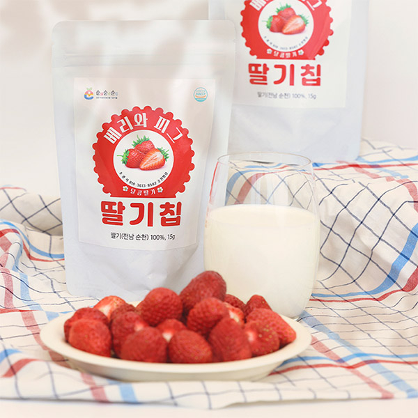 베리와 피그 딸기칩 15g